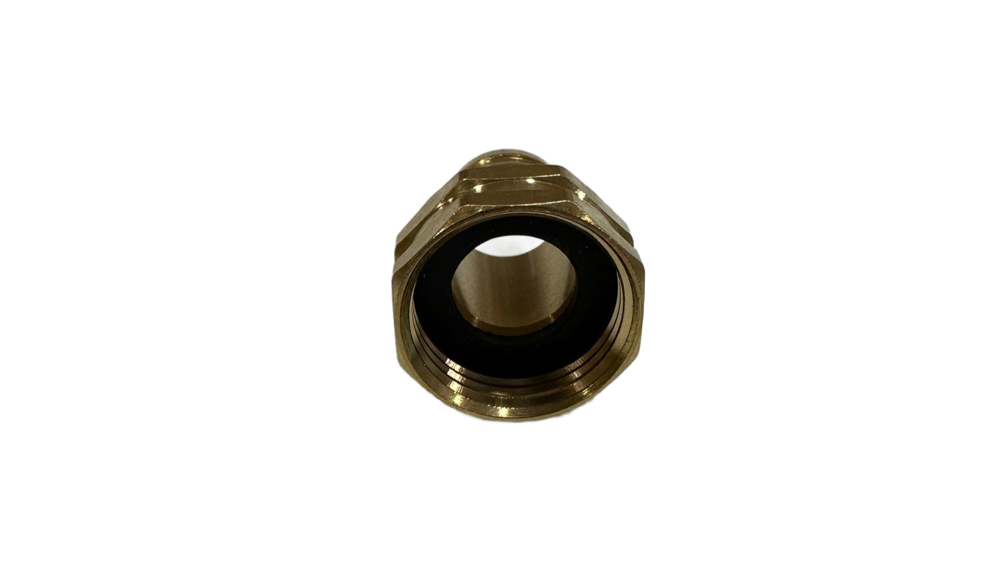 Brass Female Garden Hose Coupling - 3/4 Barb